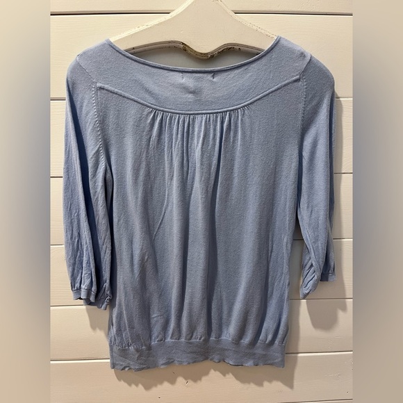 🩵 BANANA REPUBLIC - blue knit Medium - Picture 3 of 6